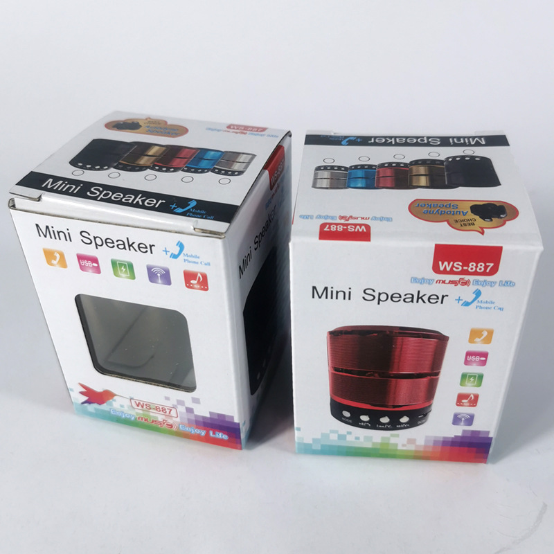 Customized anti-drop corrugated color box for Bluetooth audio and digital products, export hats, fans, kraft paper packaging box Application Scenario