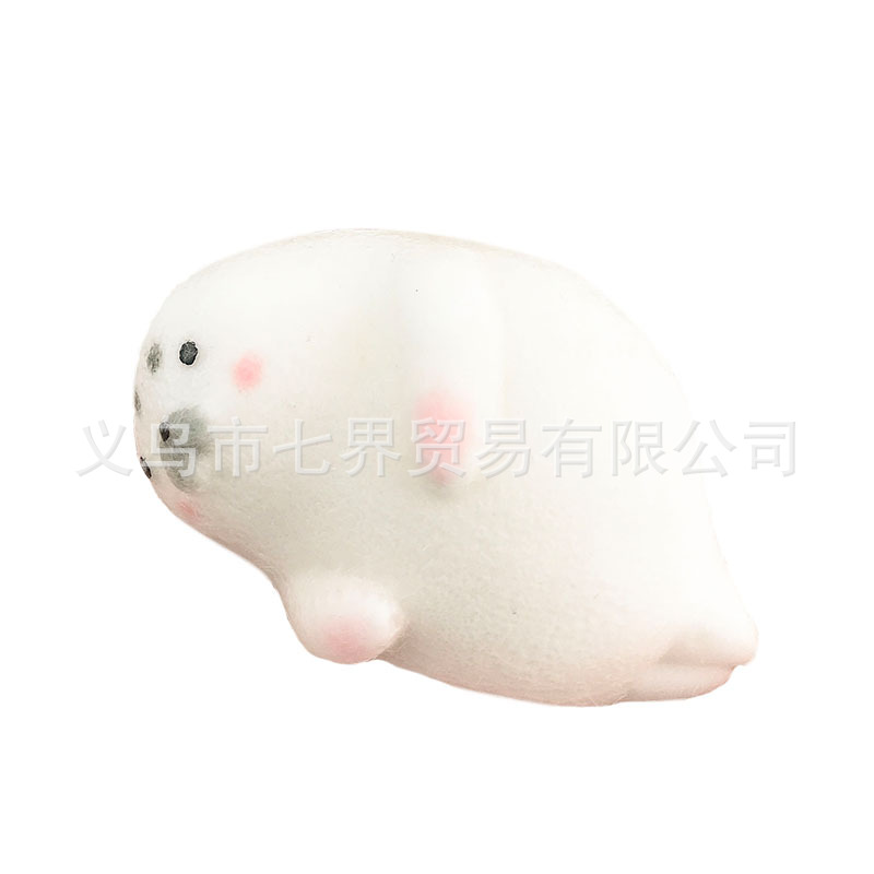 Large seal leak toy, plush small seal soft rubber soft toy Item Picture