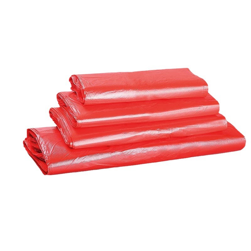 Yixing red plastic bag vest bags wholesale large, medium and small portable disposable fruit and vegetable packaging convenience bags Item Picture