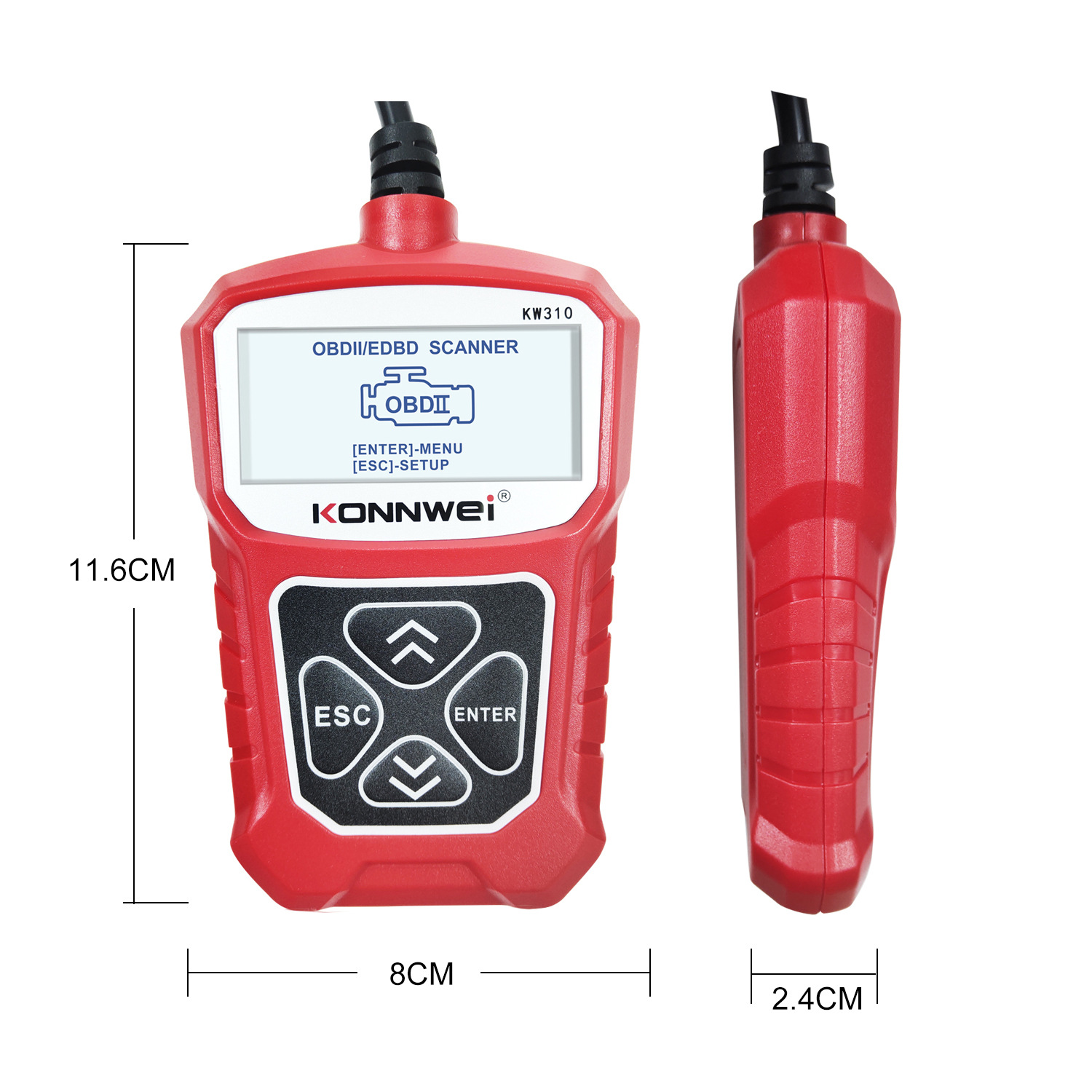 KONNWEI KW310 obd automotive fault detector Automotive diagnostic tool code reading Card elm327 obd2 Application Scenario
