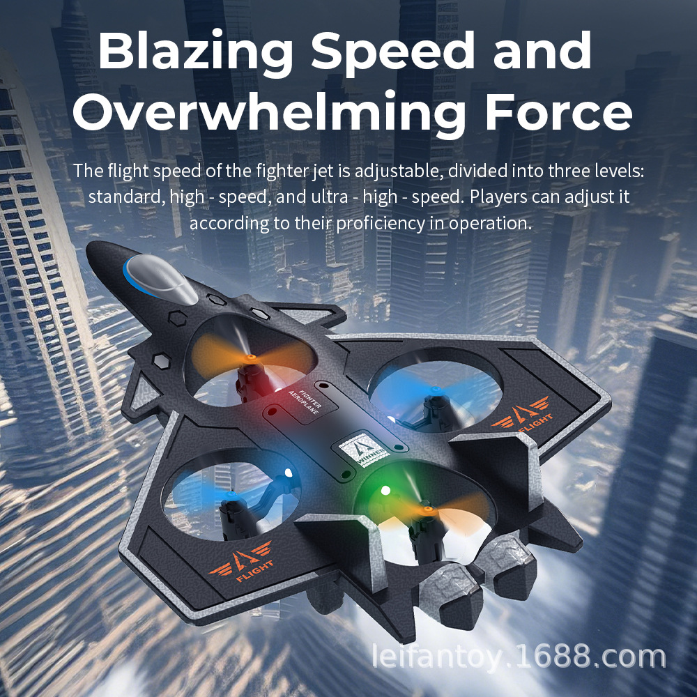 Cross-border new remote-controlled aircraft, fighter jets, foam drones, children's little boys' toy planes details Picture