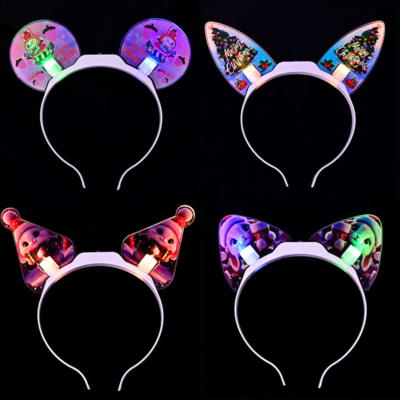 Concert support stick props, acrylic hair band, glow stick, company event fairy wand, glowing hair band batch details Picture