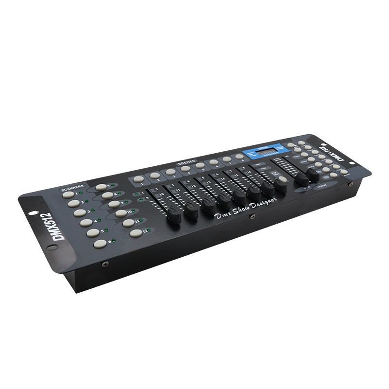 Cross-border stage lighting DMX192 control console dmx512 controller, large-scale wedding event Pax lighting beam, dance table lamp, dimming console, comprehensive control essential, factory direct sales Specification drawing