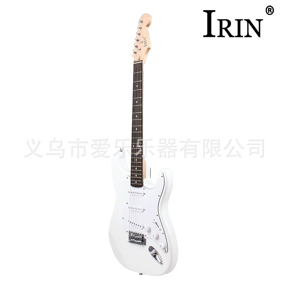 St-700 white electricguitar for foreign trade, rock for beginners to learn electricguitar, 22 fret ST electricguitar details Picture