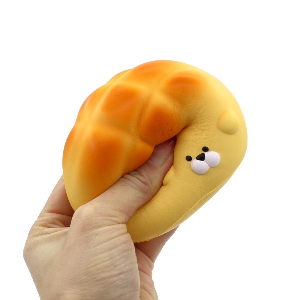 儿童玩具超软PU面包狗玩具慢回弹发泄创意玩具细节图