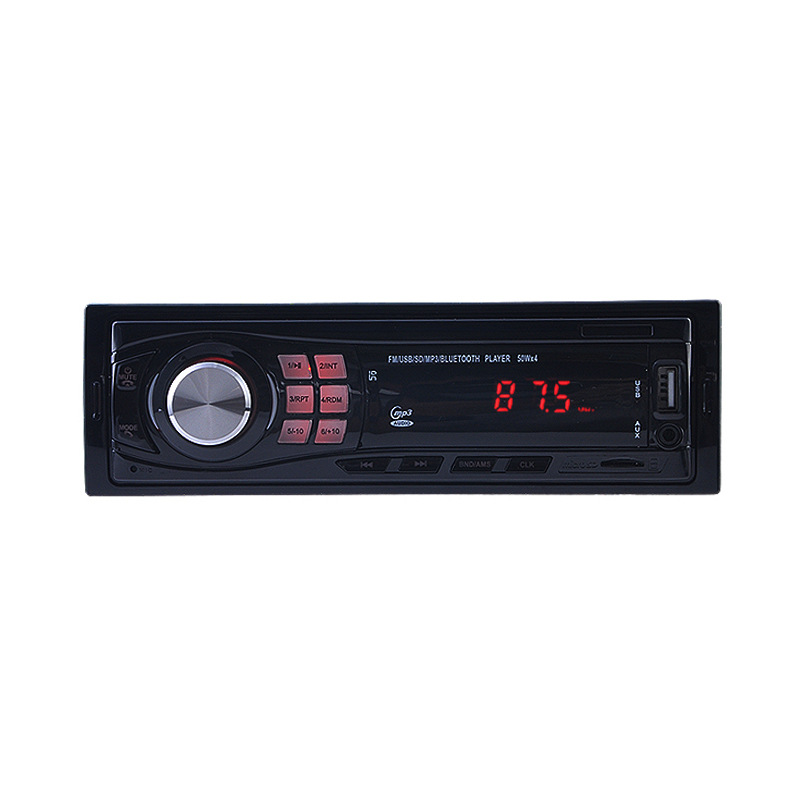 佩沃新款中控 灯光AUX车载蓝牙MP3插卡TF卡12V 大功率卡机播放器