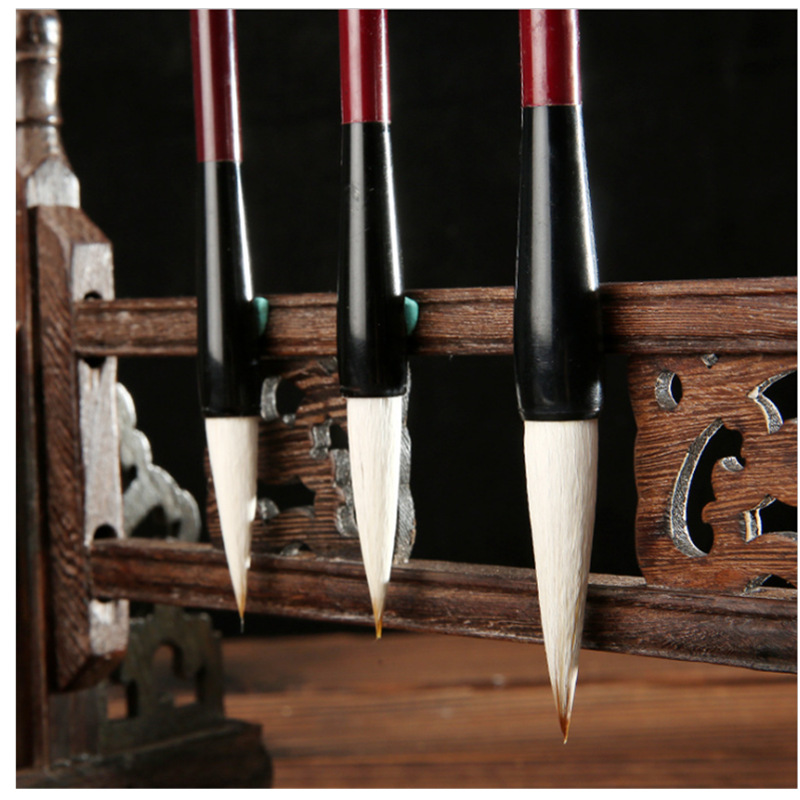 Chengzhen marca ecléctico pincel de pintura boutique sala de letras cuatro tesoros caligrafía agua escritura pen al por mayor principiante ecléctico pen Specification image