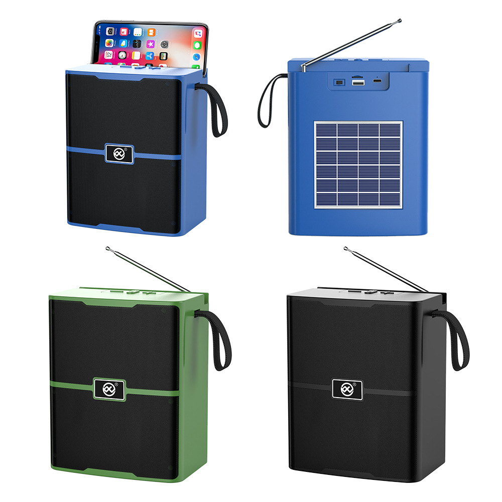 Le Xiangyu cross-border Bluetooth speaker Outdoor high-volume solar player card insertion affects the speaker solar outdoor speaker Item Picture