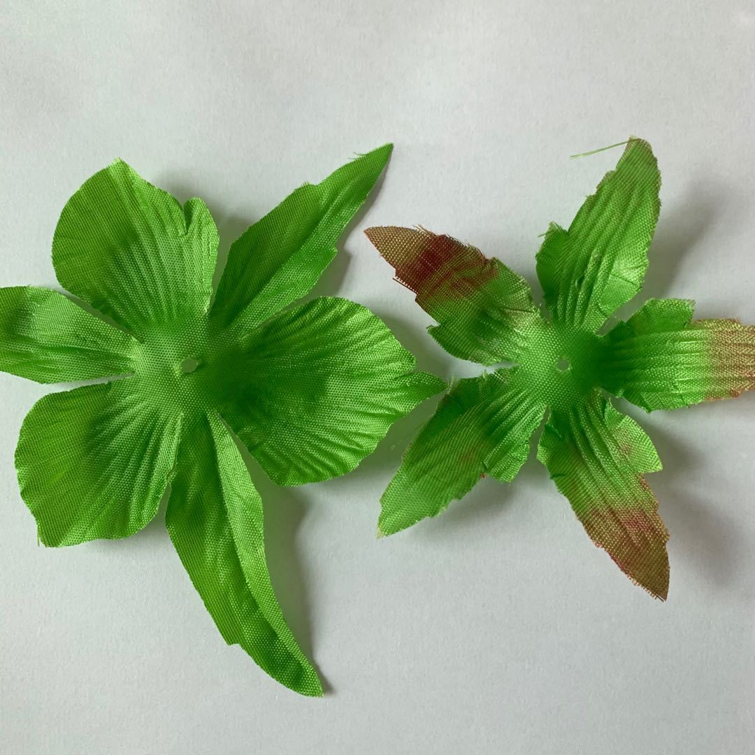 仿真花配件玫瑰花布托 牡丹花托布叶花托 DIY手工花制作材料批发