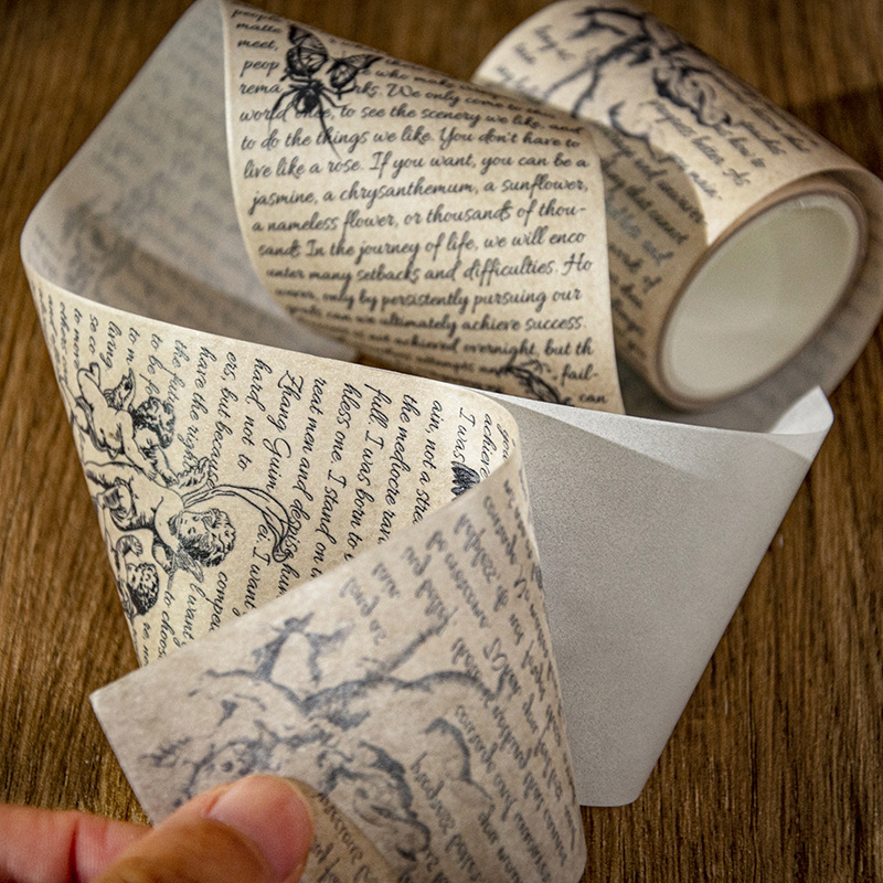 鑫奇新 怀旧记忆系列胶带套盒 18卷入装饰手账胶带和纸不干胶批发详情图4