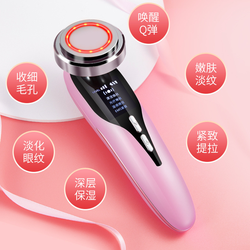 shanilak factory beauty equipment: Home color light warm skin rejuvenation, export and introduction device, facial cleansing massager, facial cleanser