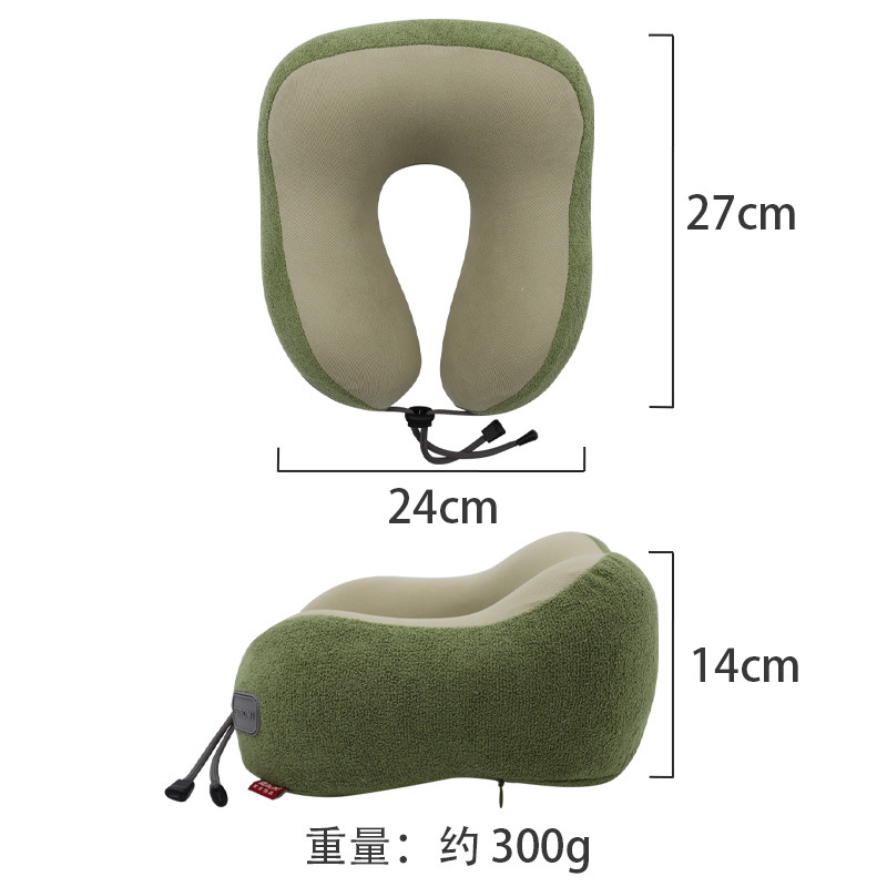 Modern and simple memory foam U-shaped pillow order, Kanglewu Hump business aircraft neck pillow and neck guard pillow order Specification image