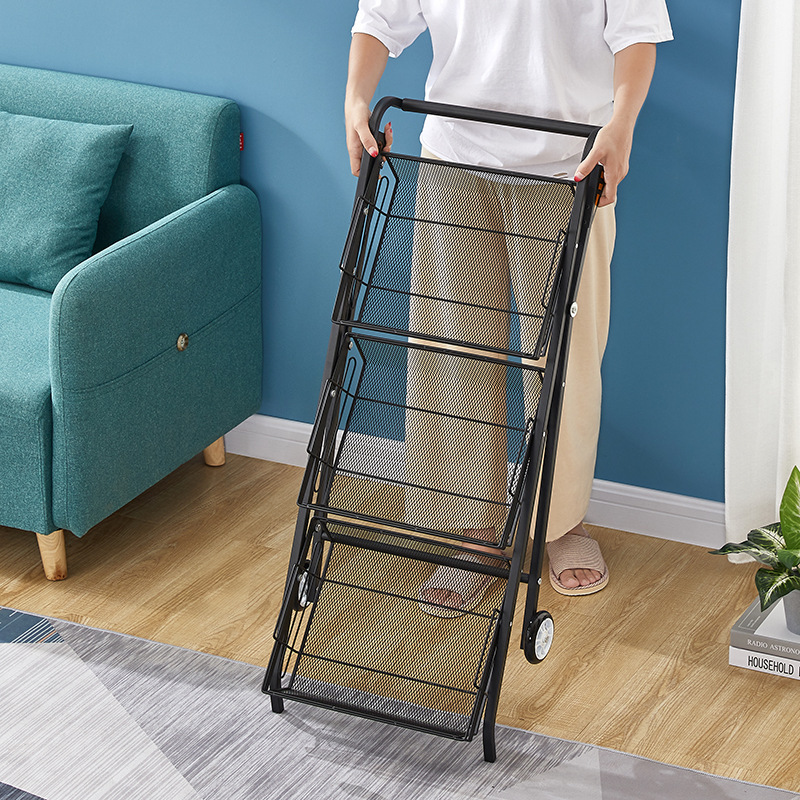 Storage rack, movable and extendable trolley, kitchen organizing, no installation required, storage rack, cross-border Amazon details Picture