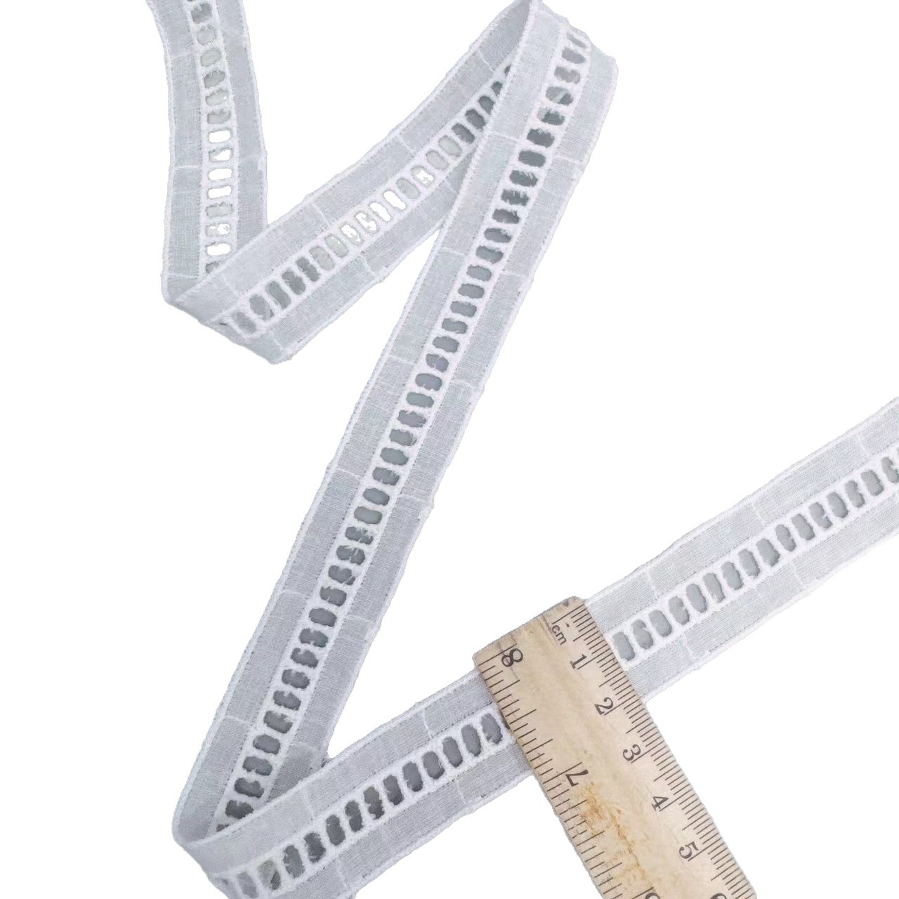 家纺/蕾丝织带白底实物图