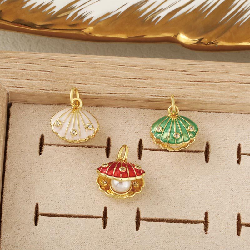New Ocean series shell creative pearl shell diy jewelry accessory pendant Application Scenario