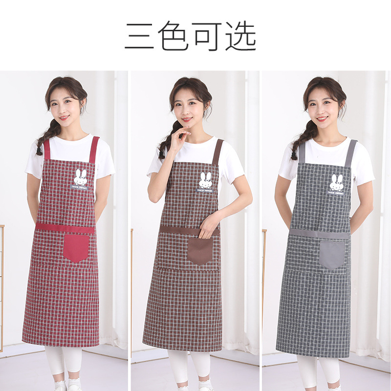 家务围裙、袖套实物图