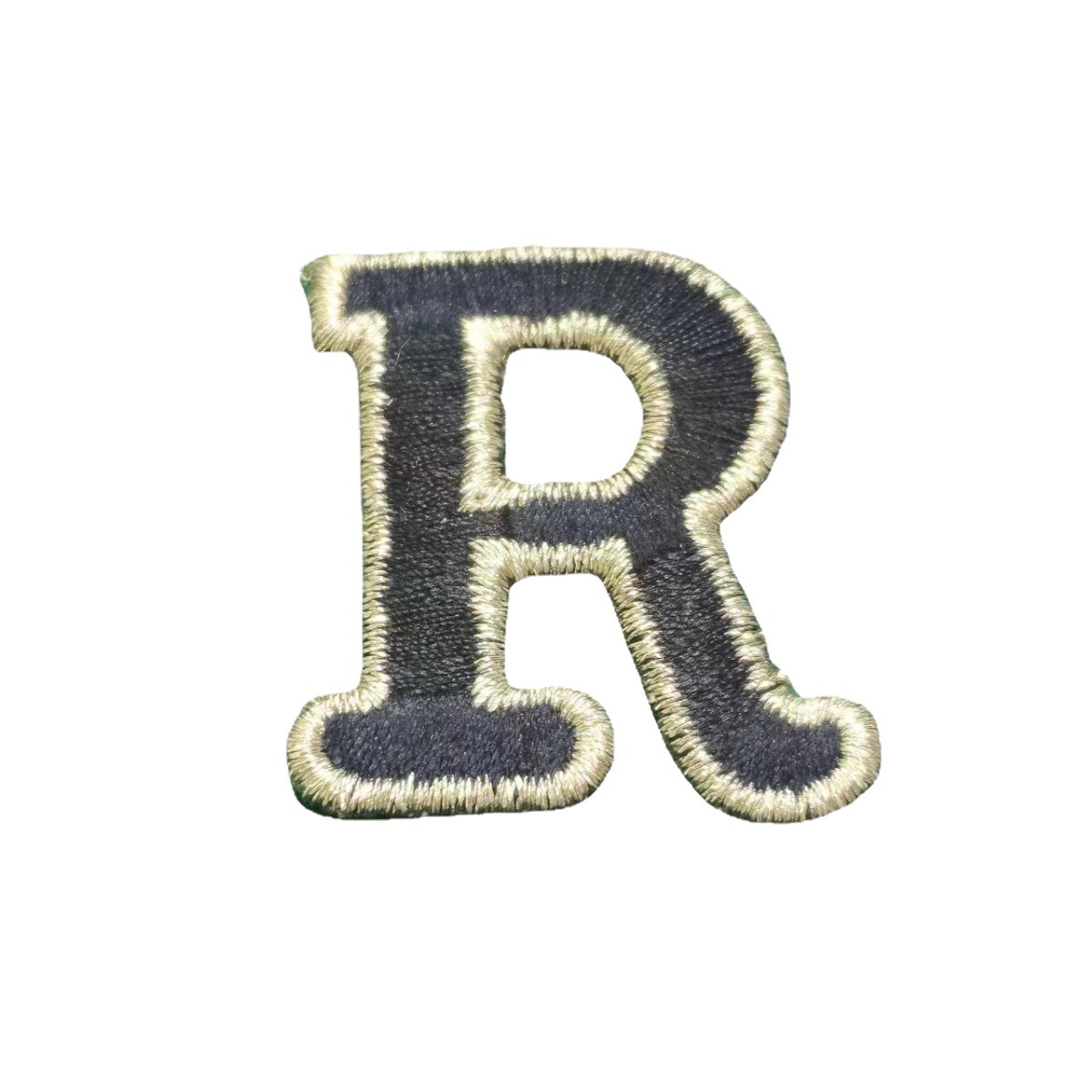 英文字母帽子绣标补贴衣服标志logo高级刺绣布贴可缝大号缝制补丁白底实物图
