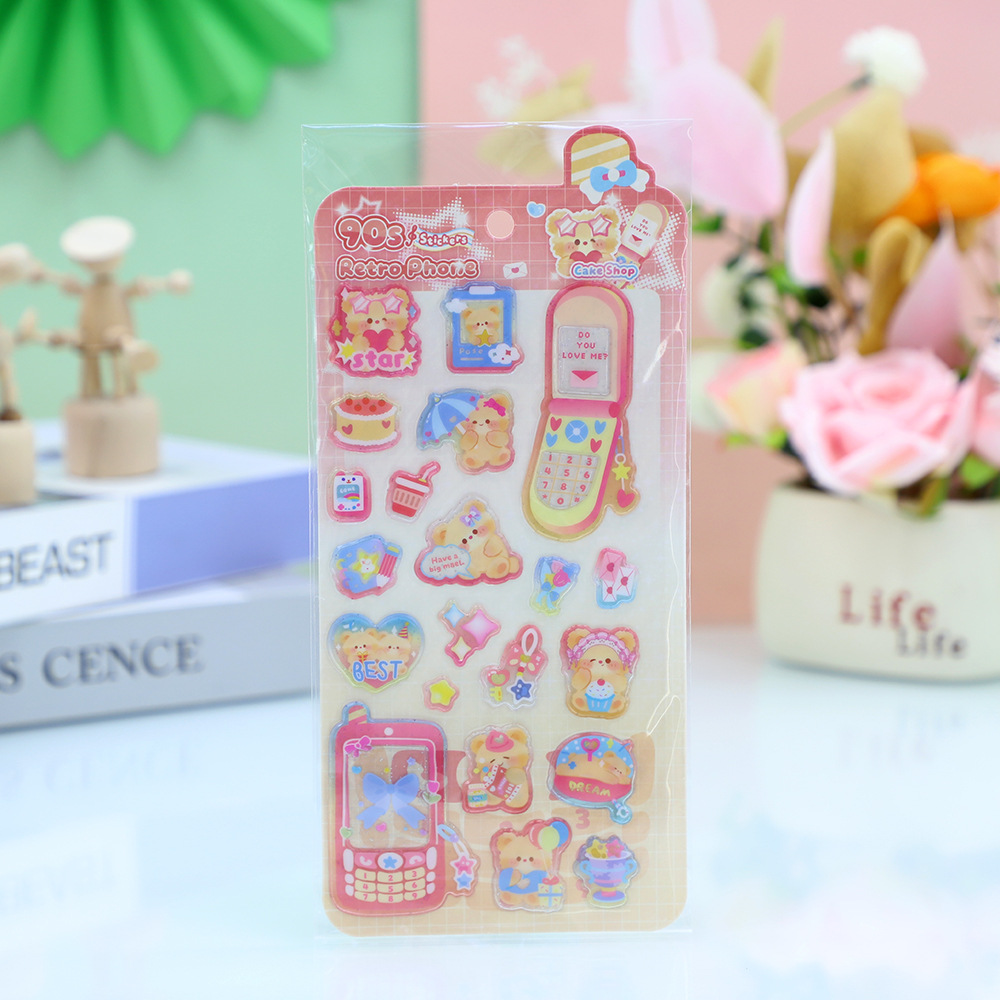 A variety of cartoon mobile phone stickers, children's three-dimensional foam stickers, cute decorative small stickers are available for selection at an affordable price Application Scenario