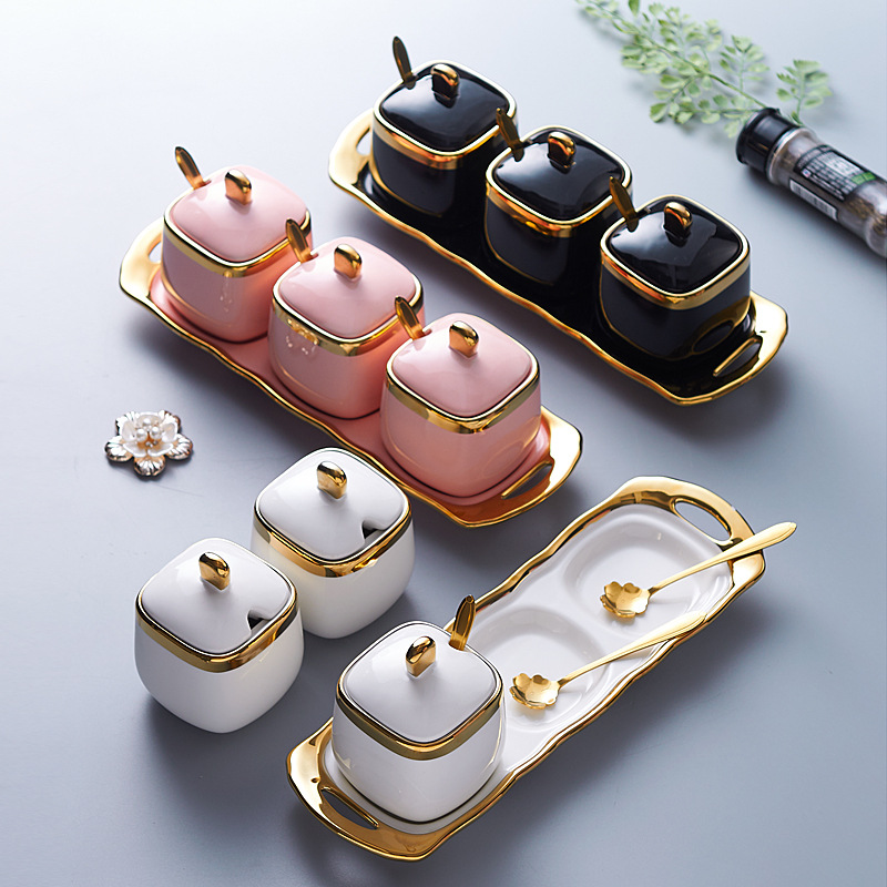 玻璃调料瓶/酒店用品/调味瓶调料罐/DF/三味拱形调味罐细节图