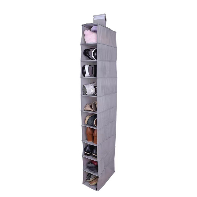 مجموعة بسيطة من الأقمشة القابلة للطي غير الغزل، ترتيب أكياس الأحذية وتصنيف الأكياس المعلق details Picture