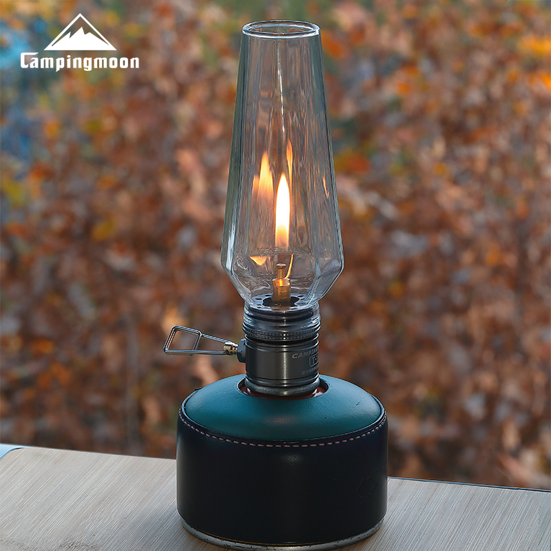 Koman T-1 outdoor gas coreless candle lamp gasification tent gas lamp lamp Atmosphere camping flat gas candlelight lamp