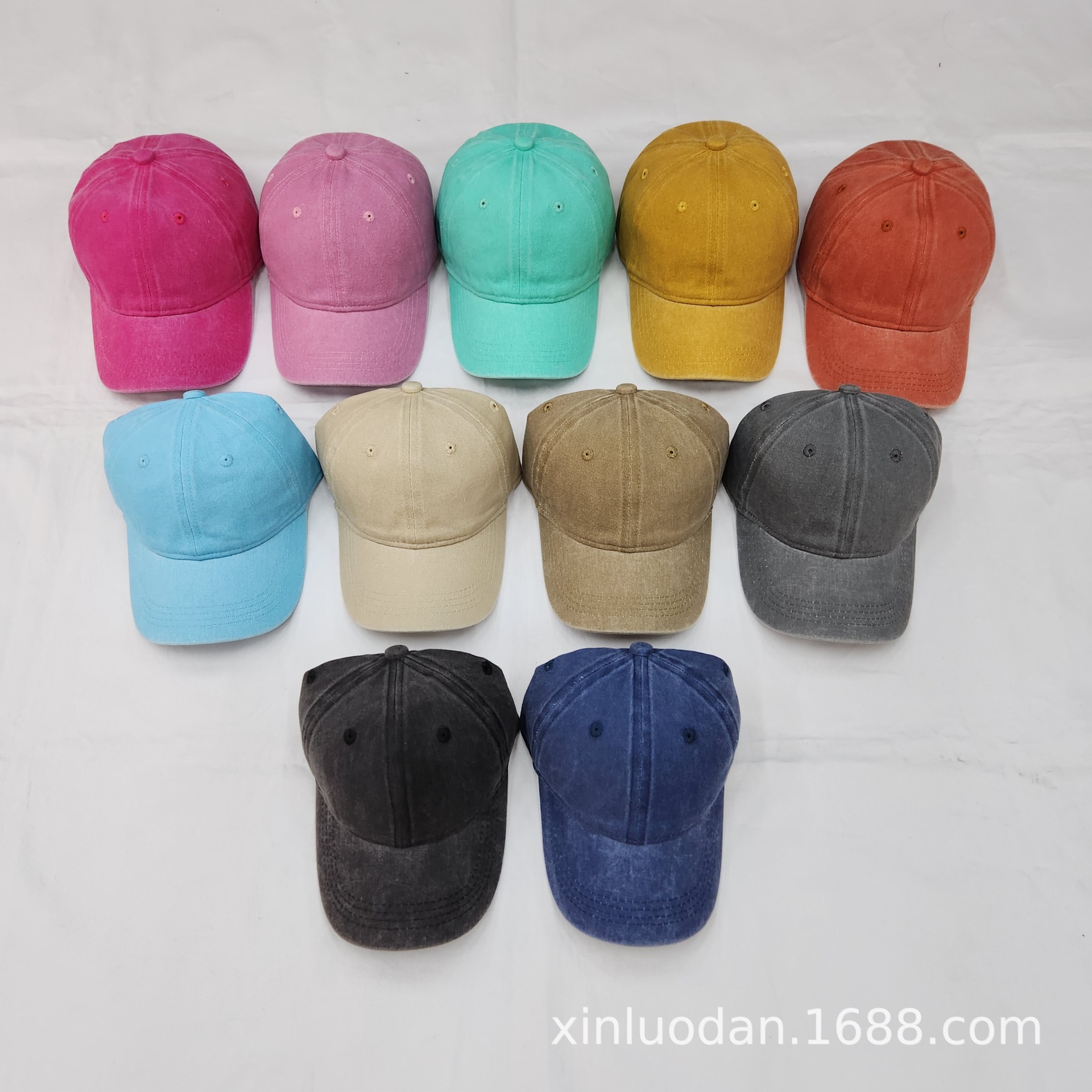 New children's washable baseball caps and baseball caps, suitable for both boys and girls, fashionable and cute, made of pure cotton details Picture