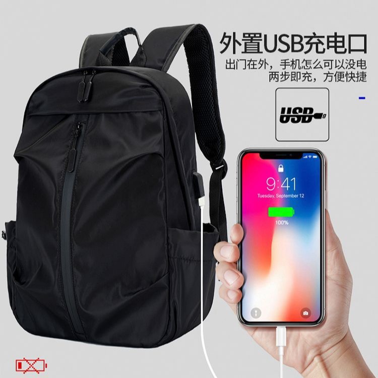 双肩背包实物图