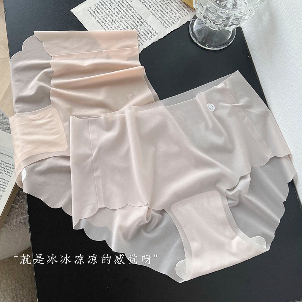 381# Export Underwear for Women, ice Silk thin, seamless women's underwear, simple solid color, one-piece close-fitting, seamless women's breathable mask, triangle pants, QNI Application Scenario