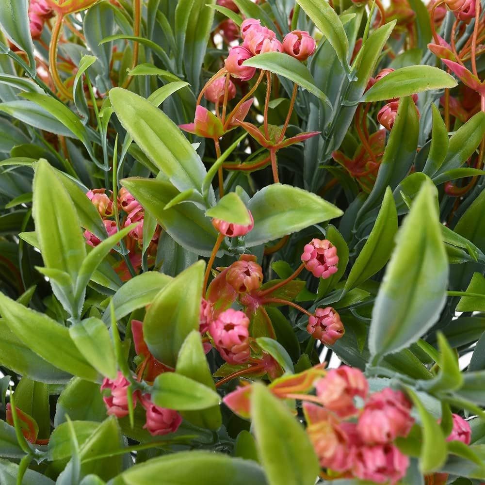 仿真花DIY发饰配件/假花/5朵塑膠花/仿真花/假花批发细节图