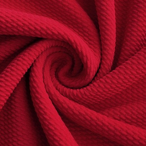 In-stock 220 diagonal bubble polyester and ammonia elastic bubble twill fabric with jacquard particles, a new fast fashion clothing fabric details Picture
