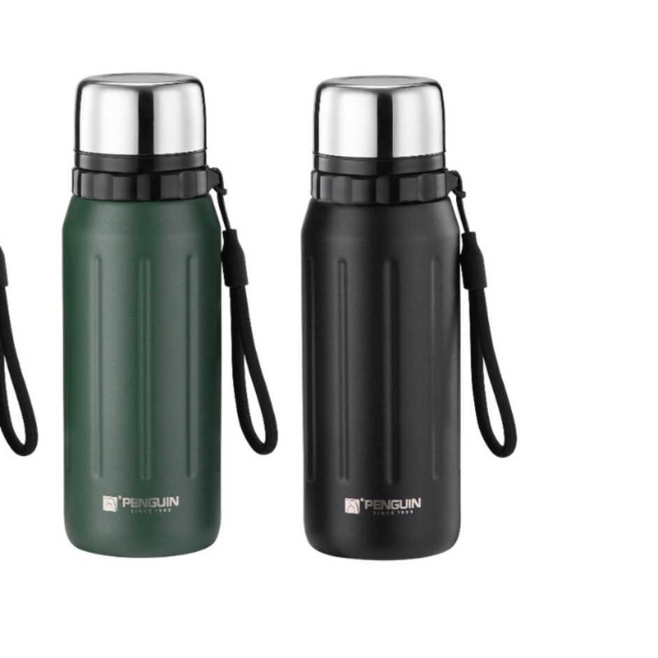 Penguin Insulated Cup Men's large-capacity stainless steel cup Men's high-end business car outdoor tea cup portable Item Picture