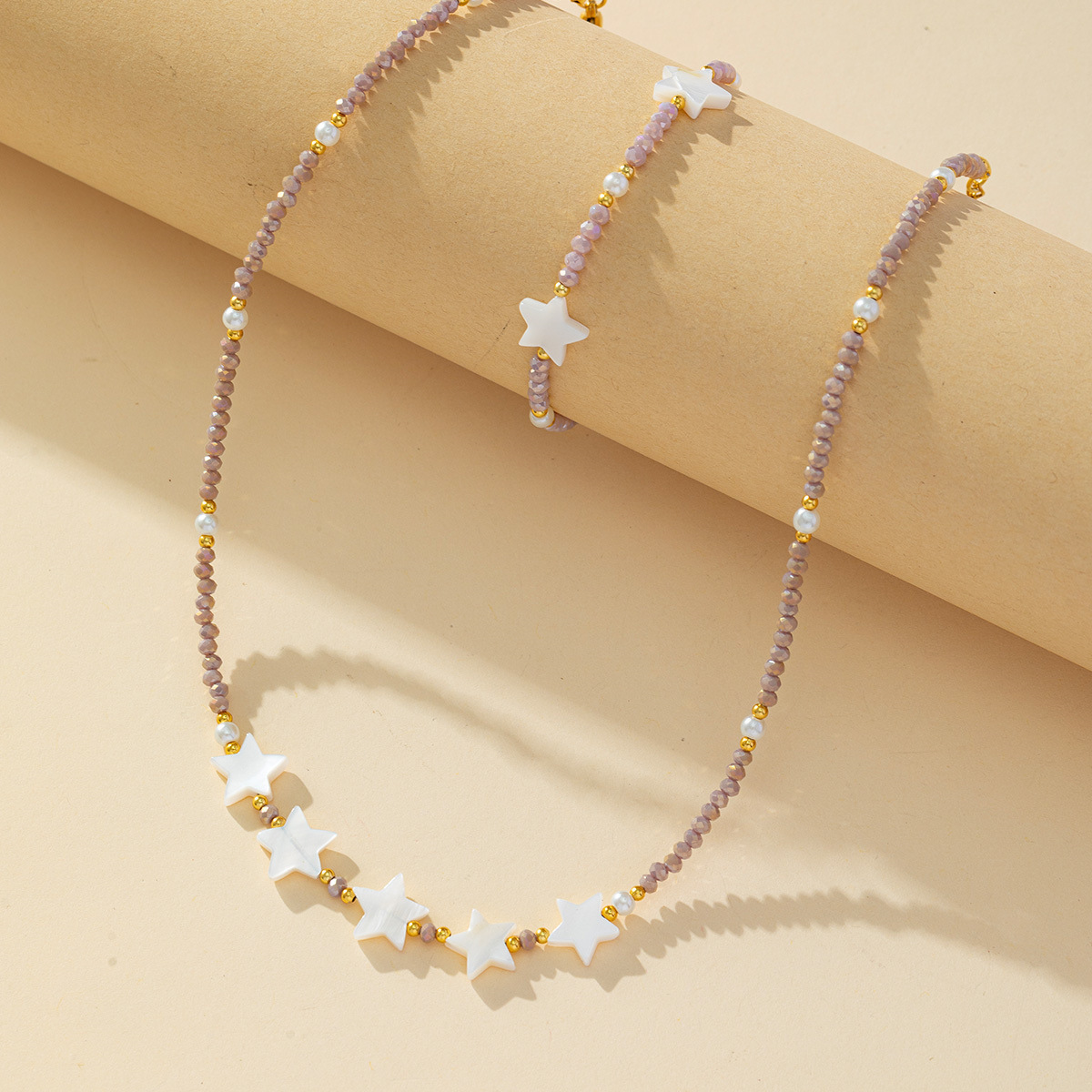 项链/不锈钢项链/珍珠项链/首饰/潮流钛钢首饰细节图