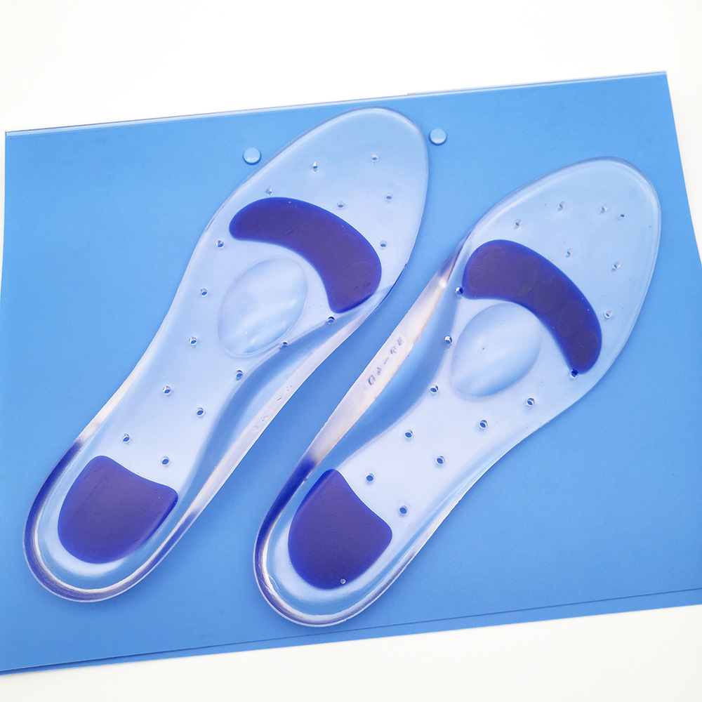 Thickened shock-absorbing, breathable, arch support, silicone imitation insole, pain-relieving, flat foot correction for both men and women Application Scenario