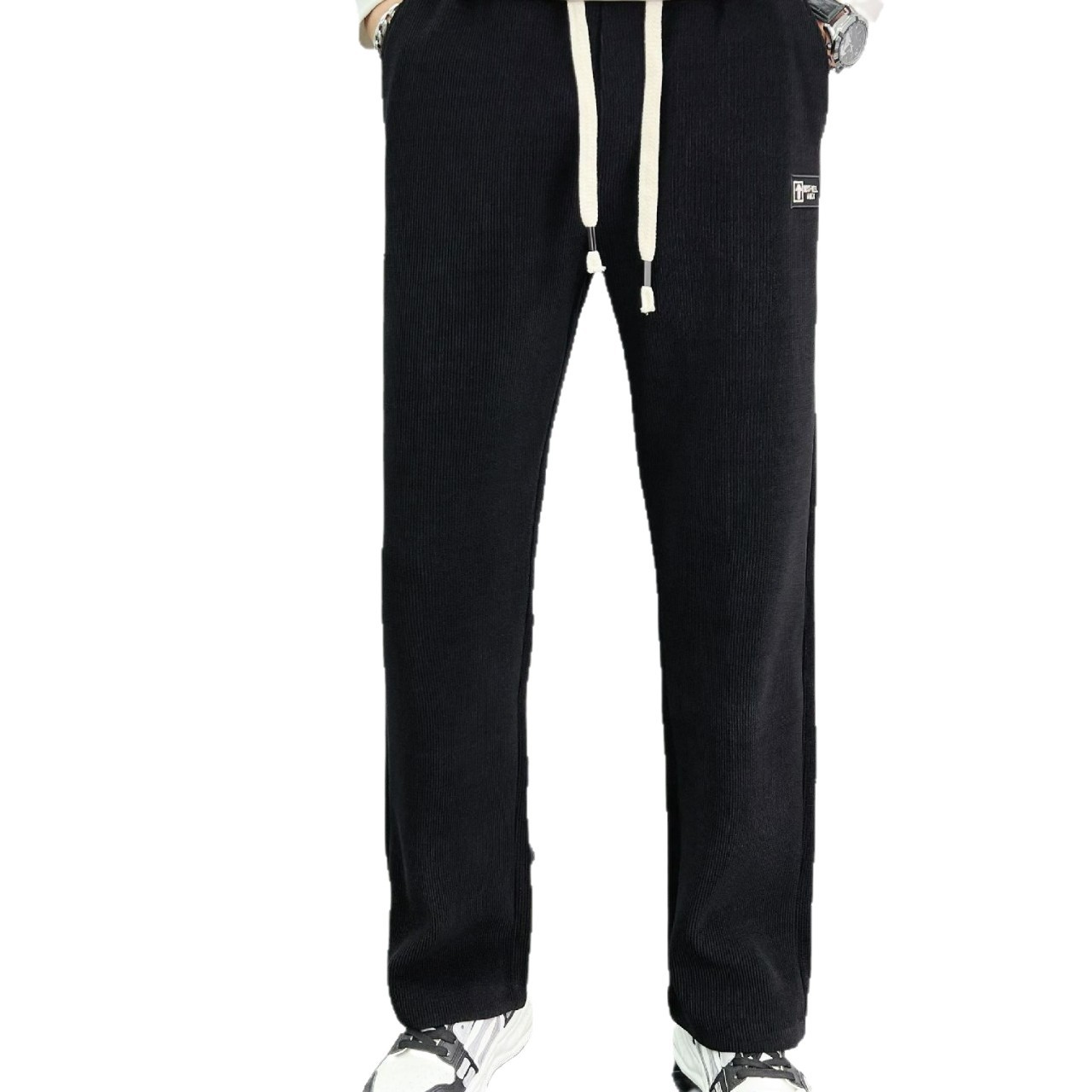 The new thickened men's loose sportswear and casual pants for the 2025 autumn and winter season are trendy, thickened and warm Item Picture