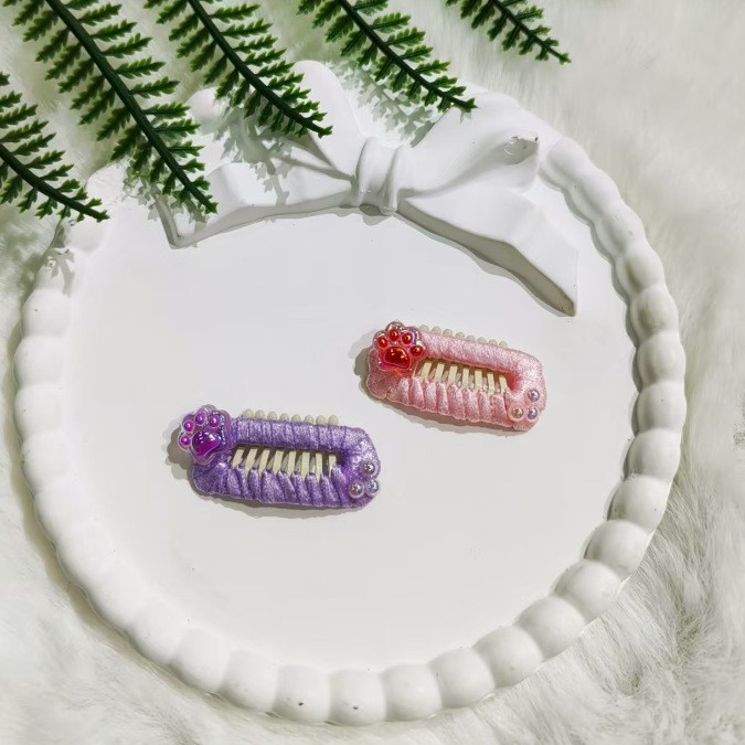 新款宠物发夹手工宠物发饰饰品时尚狗狗猫咪碎发夹子头饰宠物饰品