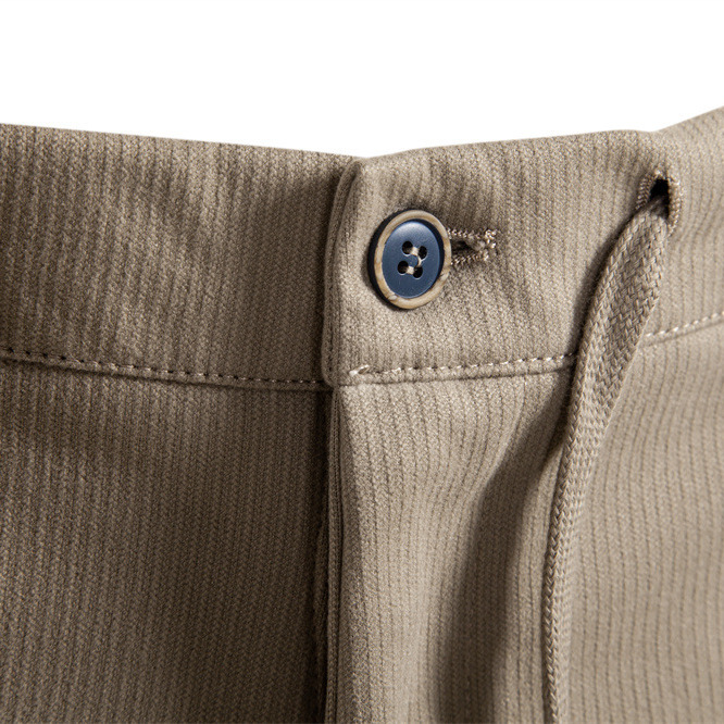 2025 Autumn/Winter new casual men's long pants, fashionable solid color versatile thickened business pants for men's bottom wear Specification image