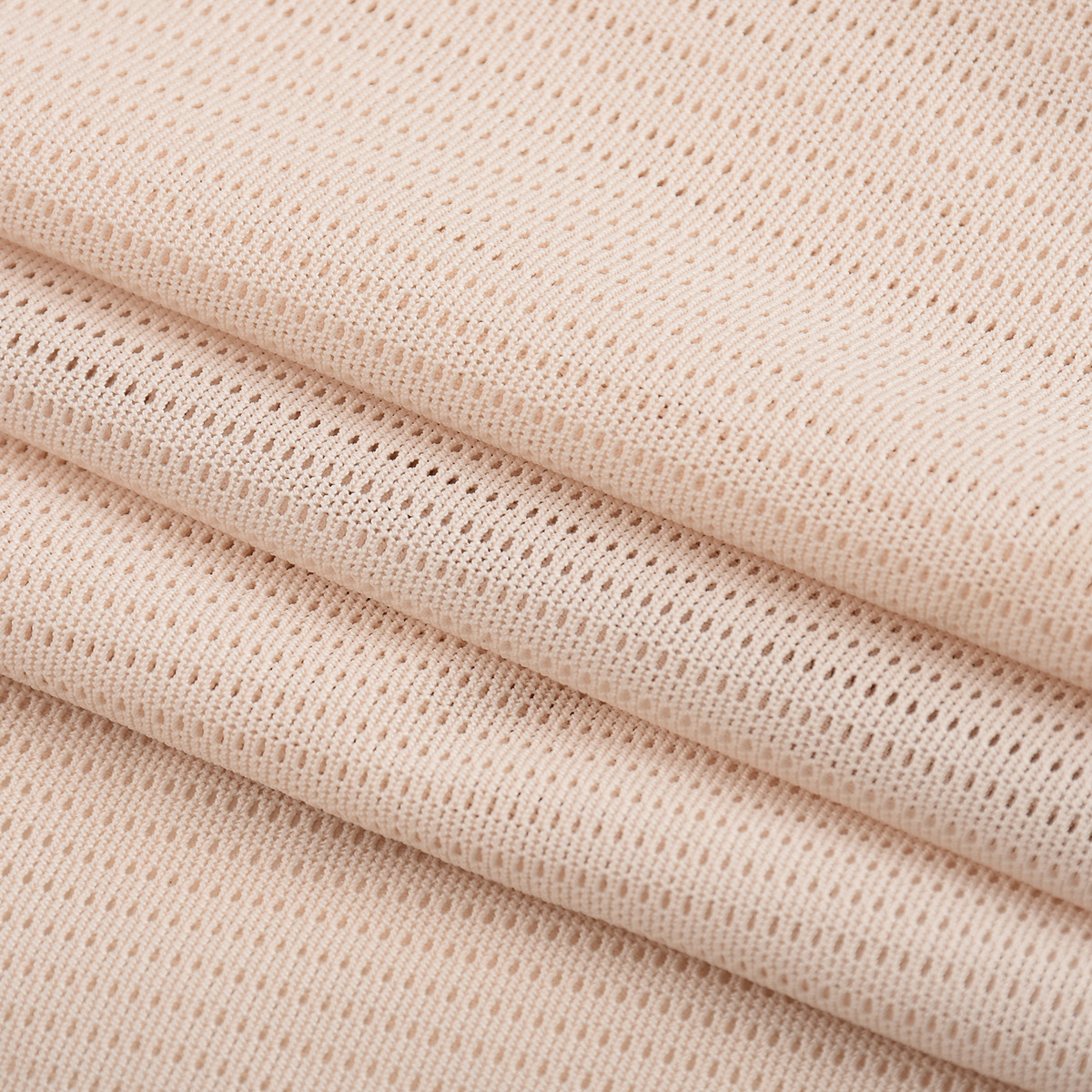 Polyester and ammonia four-sided elastic and comfortable mesh breathable shaping clothing, medical supplies, bags, protective belts, warp knitted mesh fabric details Picture