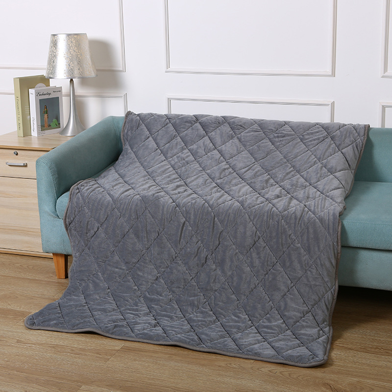 纯色水洗棉侧睡抱枕被子儿童夏凉被空调盖多功能绗缝批发细节图