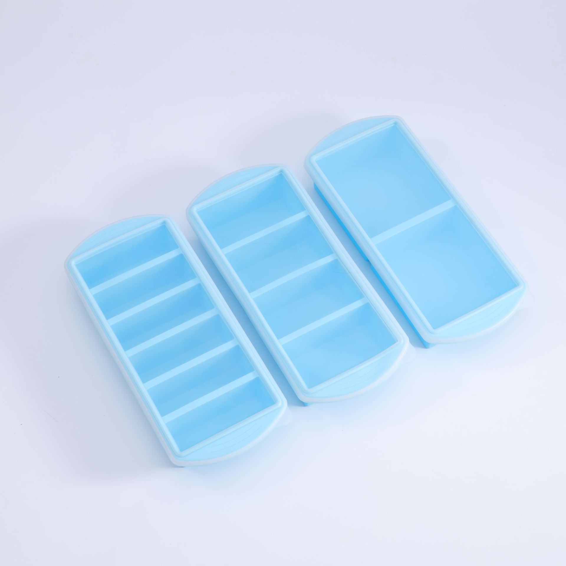 硅胶冰格长条大冰块模具制冰盒商用威士忌创意辅食盒带盖家用方形