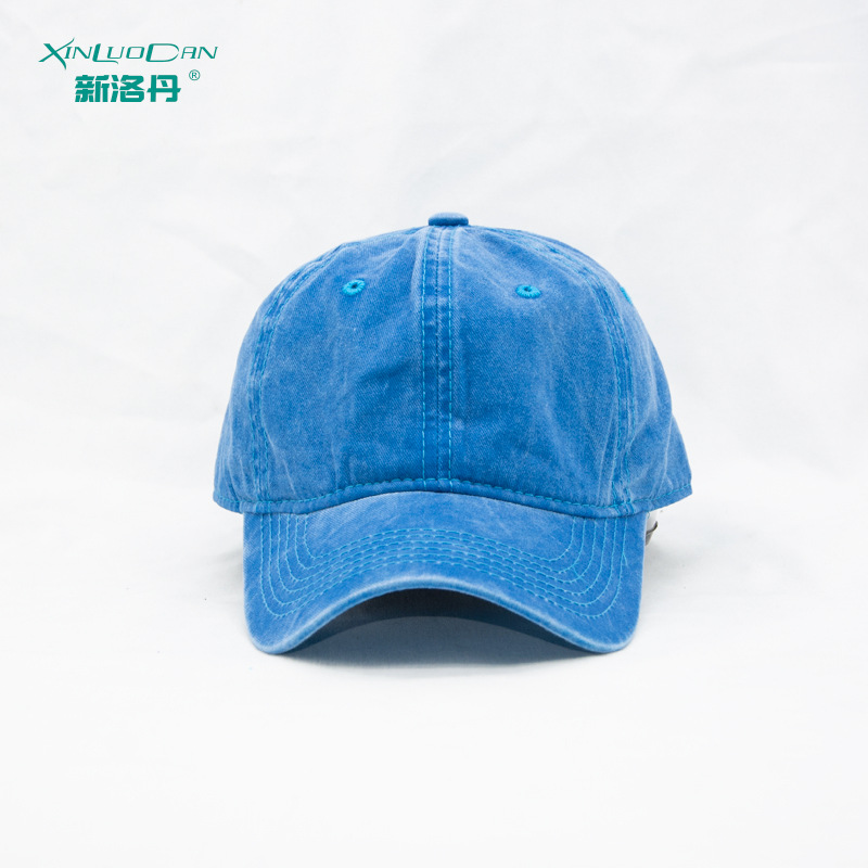 Wholesale of cross-border export washed soft top summer hats, outdoor duck tongue distressed cowboy baseball men's and women's sun hats details Picture