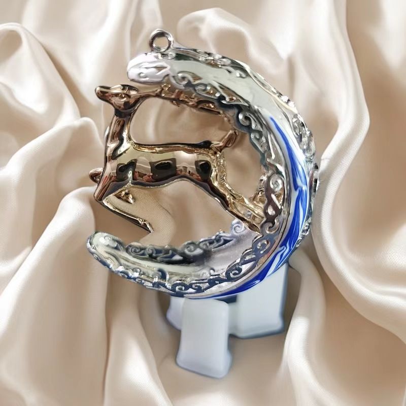 "Safe Journey Car Pendant, diy car deer pendant, Chinese windmill interior decoration - Deer Safety Pendant. details Picture