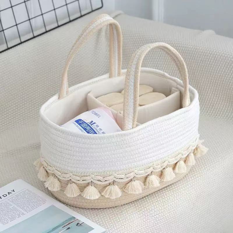 ويمكن نقل سلة حفاضات الأطفال عن طريق النسج اليدوي من سلة سلة سلة سلة سلة سلال Specification image