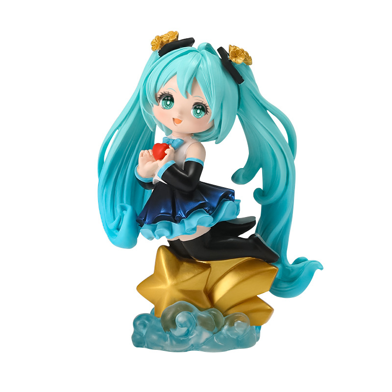 Virtual large-scale diva figurine, Hatsune Miku figurine model, landscape figurine, desktop figurine, resin handicraft Item Picture