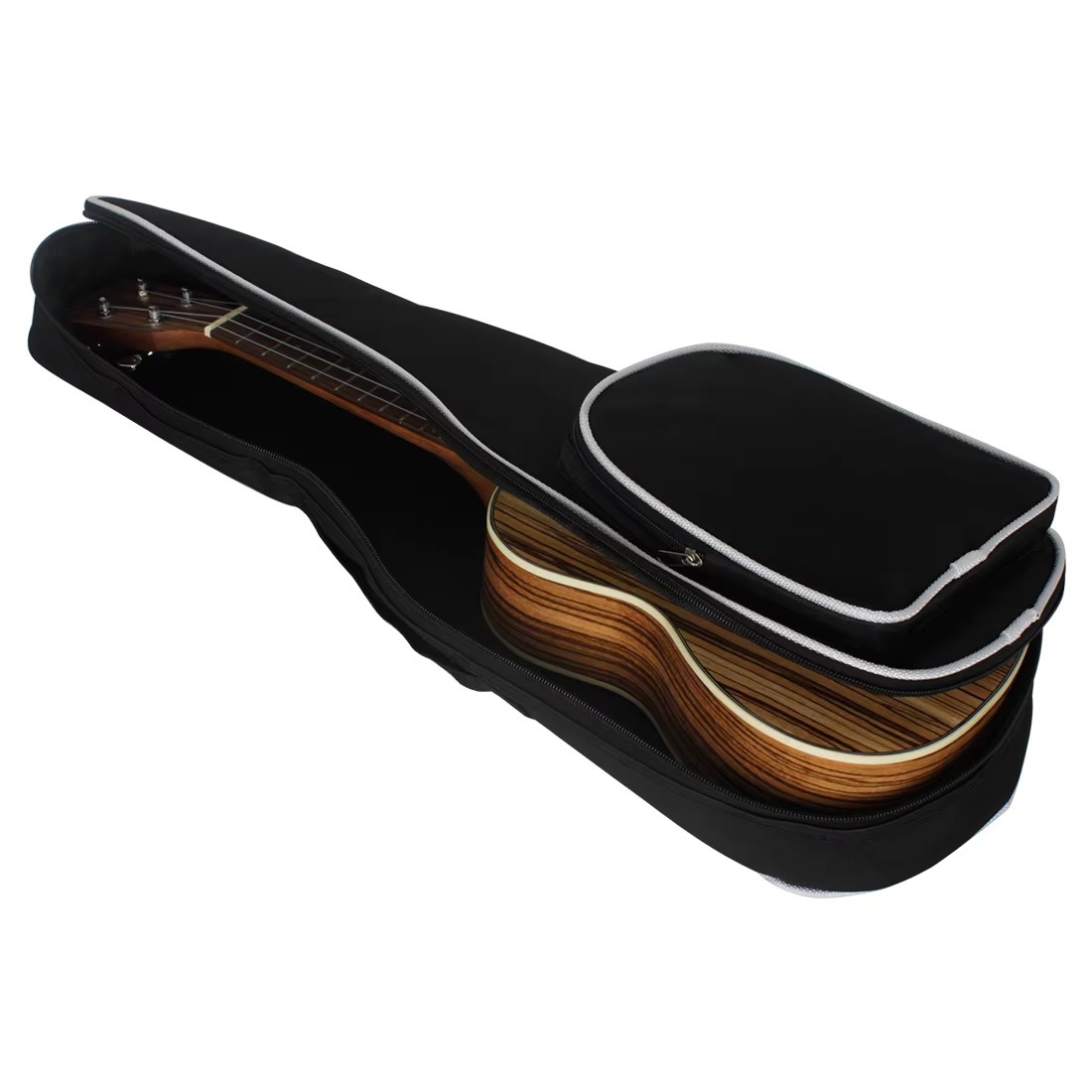 23-inch ukulele bag, Ukulele small guitar, UK ukulele with cotton thickened guitar backpack, instrument Specification image