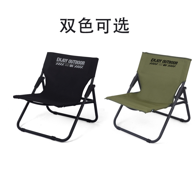 YEZHULIN carbon steel folding chair customization, Oxford fabric folding chair customization, backrest scissor chair OEM/ODM customization
