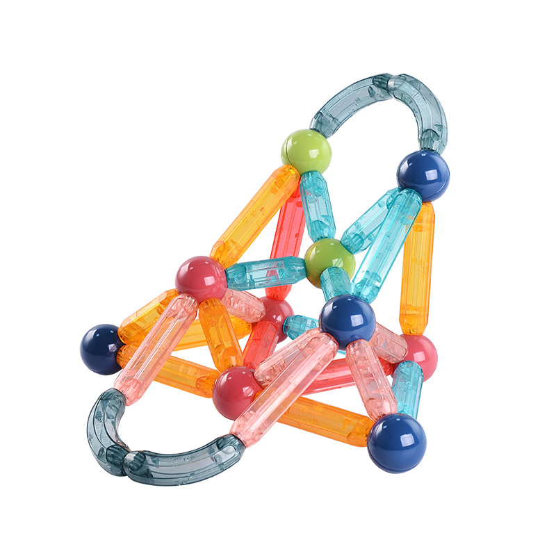 【 Customized Processing 】 Baibian Strong Magnetic Rod Children's Assembly magnetic building Block Toy Early Education Magnetic Kindergarten Item Picture