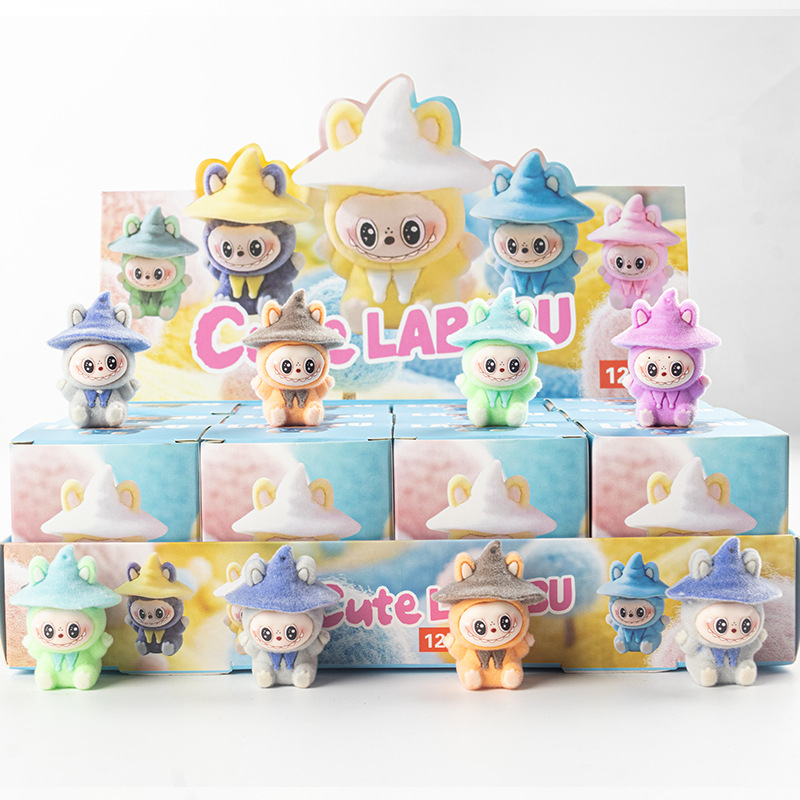 Flocked trendy toys, star people figurines, children's toys wholesale, figurines, street vending, blind bags and blind boxes Application Scenario