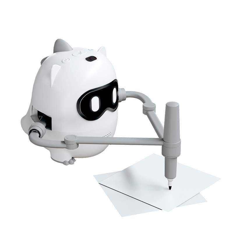 AI玩具/ai玩具/AI机器人/机器人/机器狗白底实物图