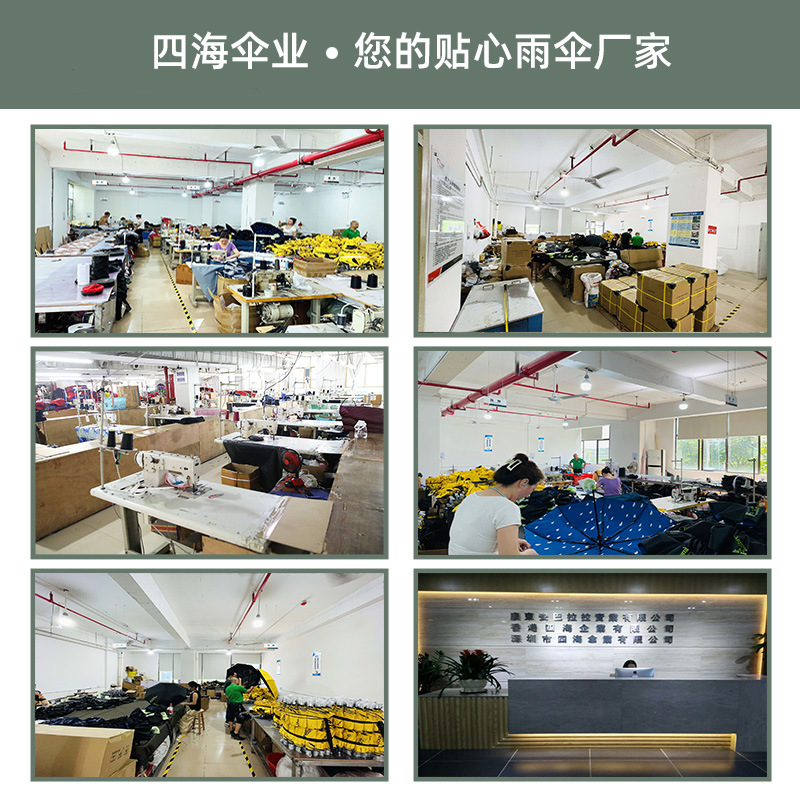 Hengdun umbrella: White umbrella surface, purple inner lining, folding umbrella, sun umbrella, super large umbrella details Picture