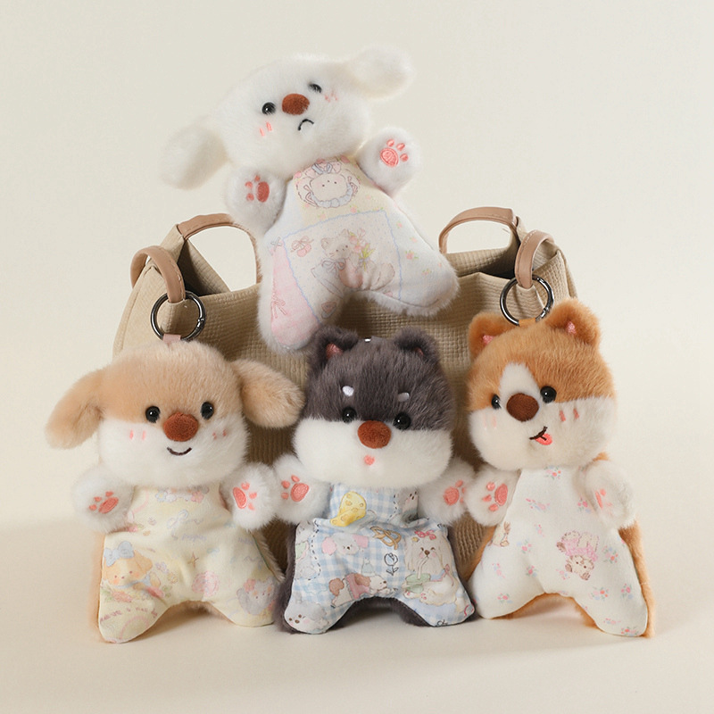 The new sugar Bean series of stress-relieving bean bags, puppies, cats, children's plush toys, soothing and cute companion toys Specification image